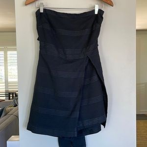 Free People Strapless Skort Romper with tie back.